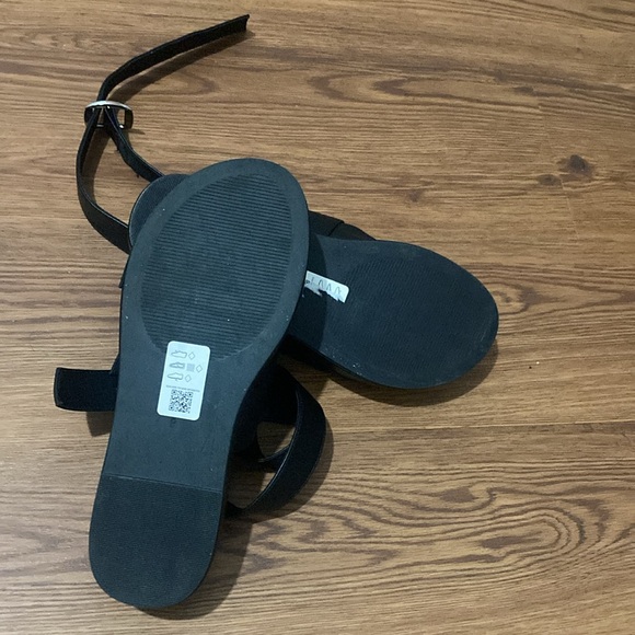 ASOS Design Wide Fit Thistle Chunky Buckle Platform Sandals Black Size US 11 NWT - Picture 4 of 7